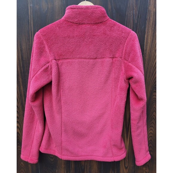 Patagonia Womens Medium Raspberry Pink Pullover ReTool Snap-T Fleece - Picture 4 of 4